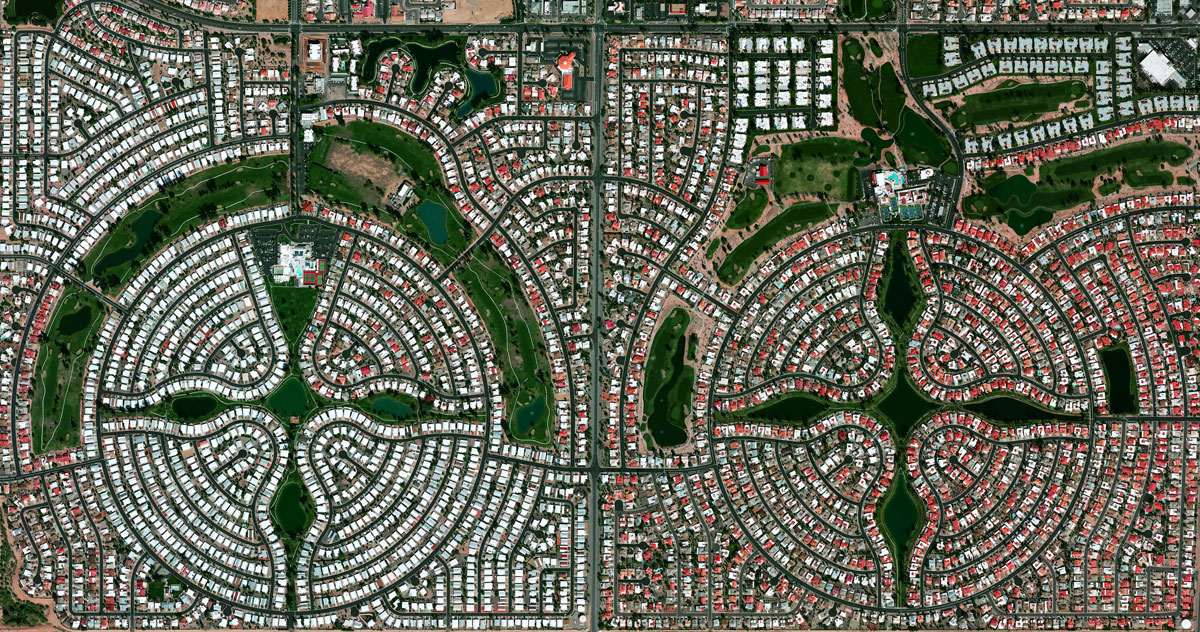 Planned community of Sun Lakes, Arizona