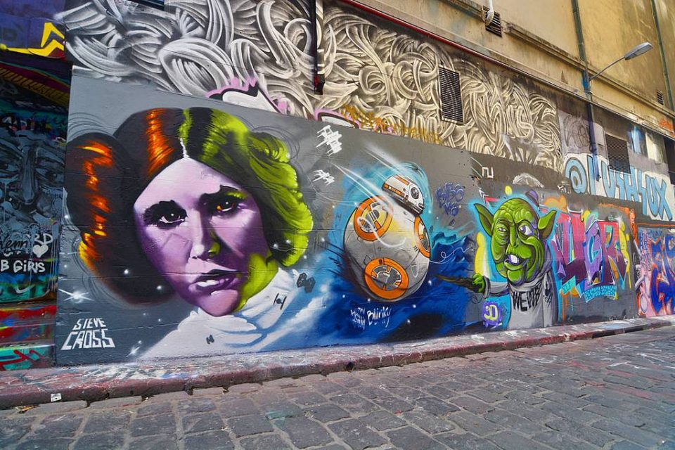 Wars Star: Street Art & Graffiti Tributes to Princess Leia | Urbanist