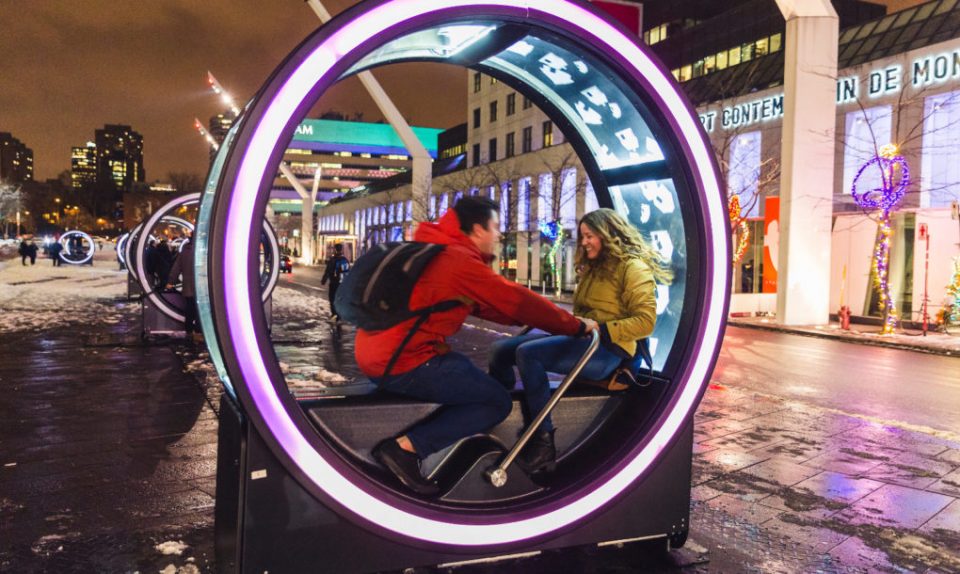 Luminous Loops Interactive Light Display Inspired by the Zoetrope
