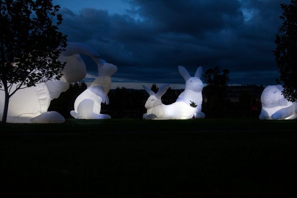 Glow-in-the-Dark Outdoor Art: 15 Designs That Come Alive At Night