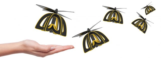 creepy tech bee drone