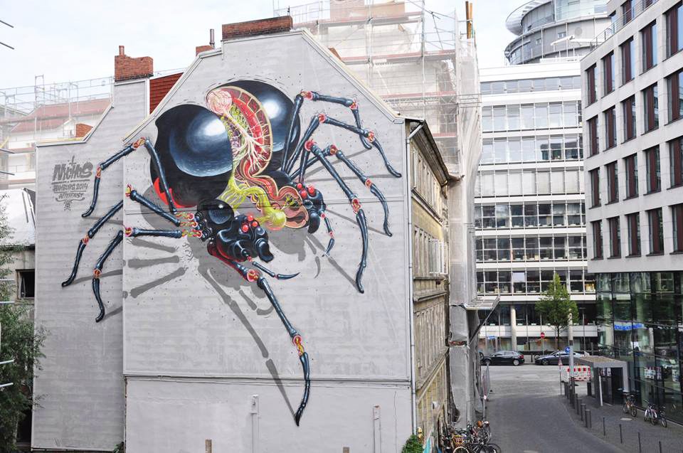 Anatomical Street Art: Sliced Animal Murals Reveal Disturbing Details |  Urbanist