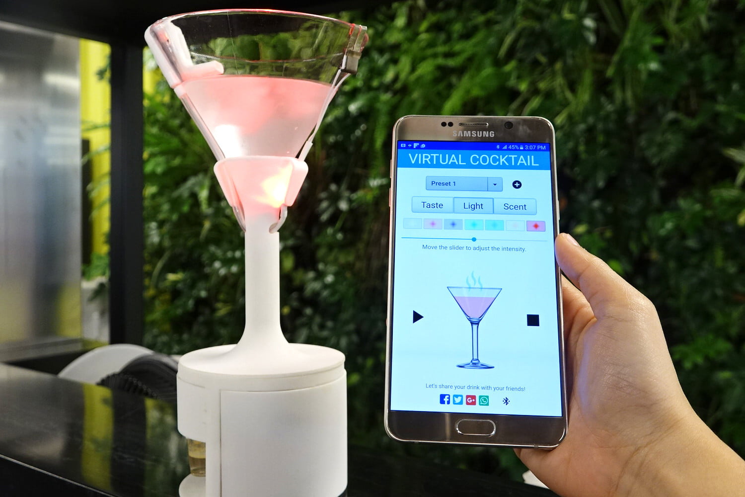 Forget Mocktails High Tech  Glass  Makes Water Taste Like 
