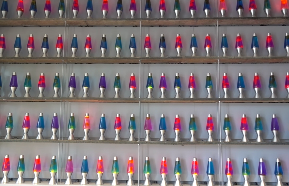 Fluid Dynamics How a Wall of Lava Lamps Helps Encrypt 10 of the