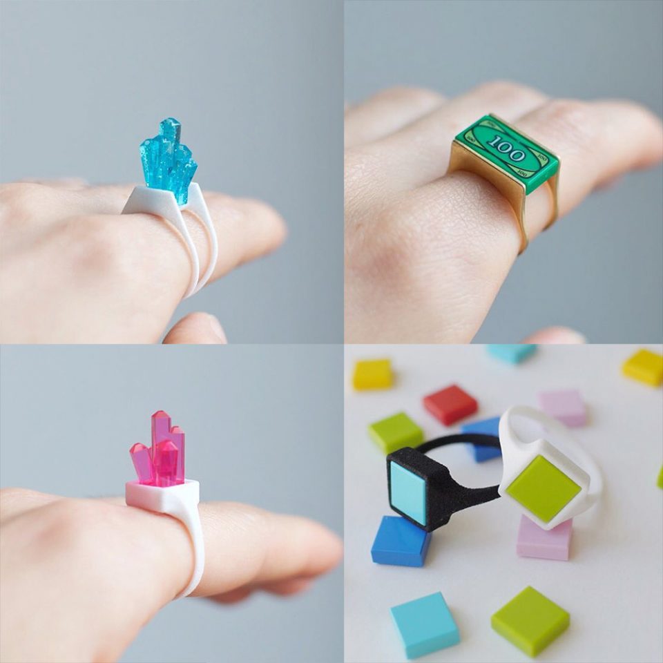 Modular Mood Rings 3DPrinted Gem Blocks Make ‘Lego