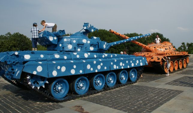 War Games: 12 Kid-Friendly Park & Playground Tanks - WebUrbanist