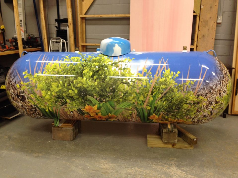 Canned Heat 12 Folk Art Painted Residential Propane Tanks Urbanist