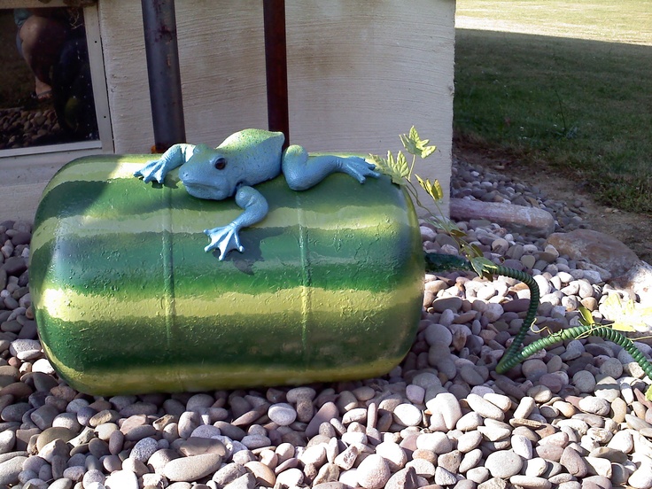 Canned Heat 12 Folk Art Painted Residential Propane Tanks Urbanist