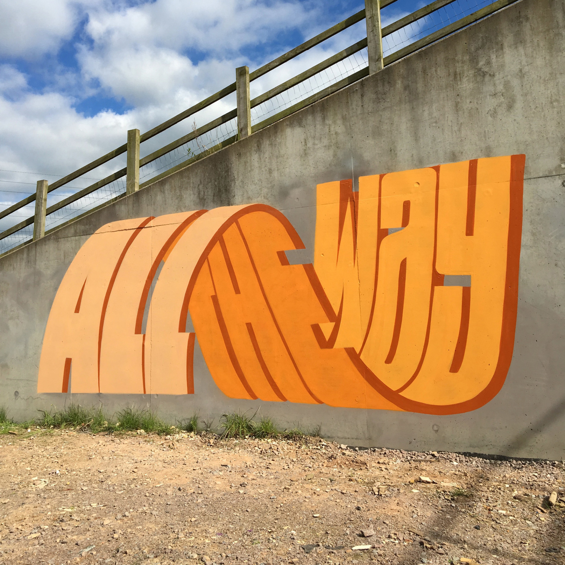 Between The Lines 3d Graffiti Artist Layers Letters To Form Punchy Phrases Urbanist