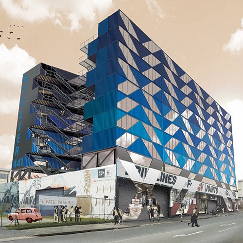 Contain Us Apartment Made Of 140 Shipping Containers Urbanist