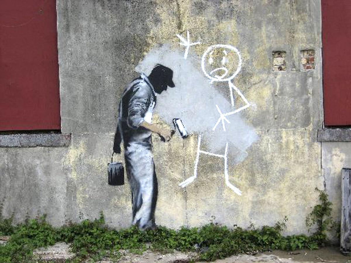 Clean Vandals: Invisible Paint & Reverse Graffiti Artists Work in Gray Areas