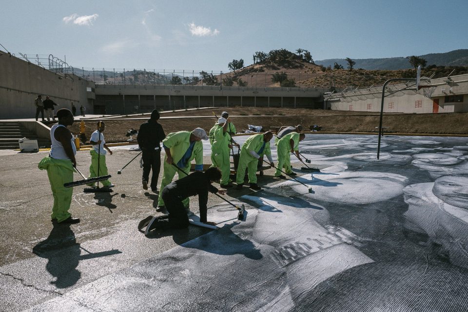 New JR Mural Grants Visibility to Incarcerated Citizens in California